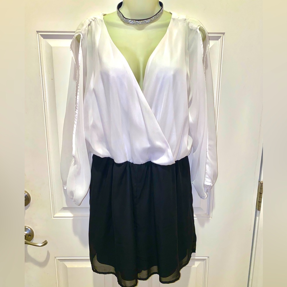 Drape Front Short Romper
